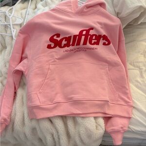 Scuffers Pink Women's Hoodie Sweater